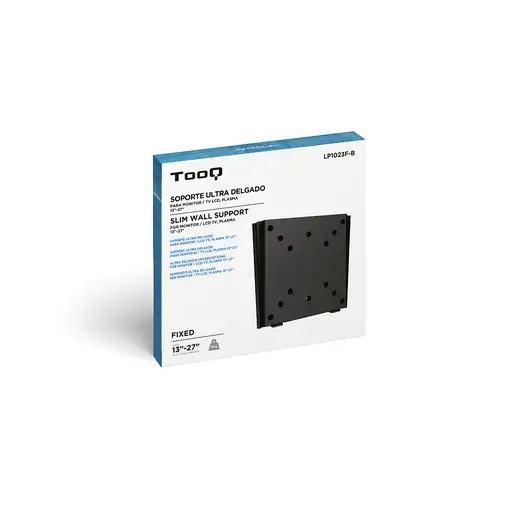 TooQ SOPORTE ULTRA DELGADO PARA MONITOR / TV LCD, PLASMA DE 10-23, NEGRO