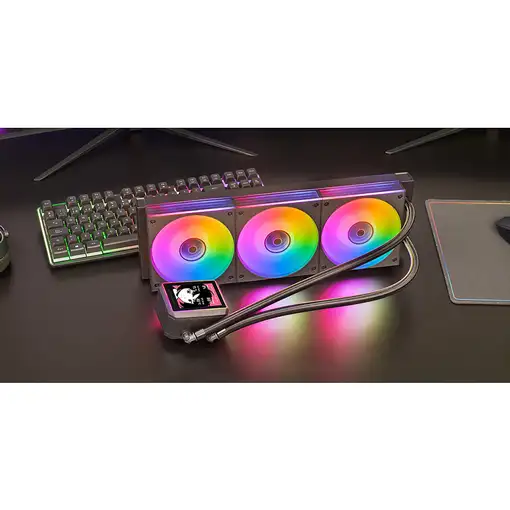 Mars Gaming ML-VISIONII360 Procesador Kit de refrigeración líquida 12 cm Negro