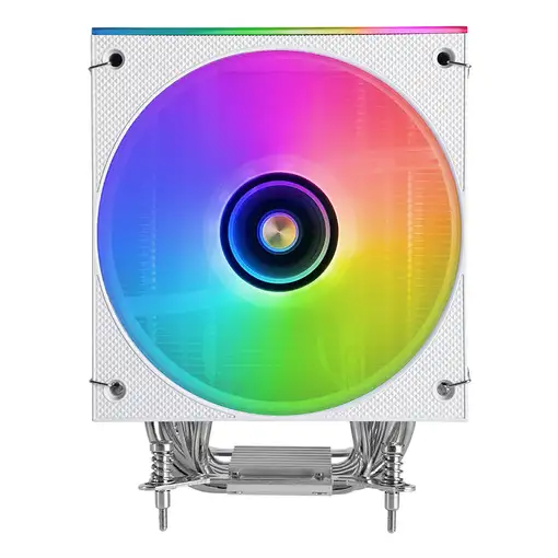 Mars Gaming MCPU-LCDW Procesador Refrigerador de aire 12 cm Blanco 1 pieza(s)