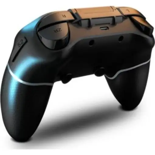 Krom KEXAL Negro, Rojo, Blanco Bluetooth/USB Gamepad Analógico/Digital