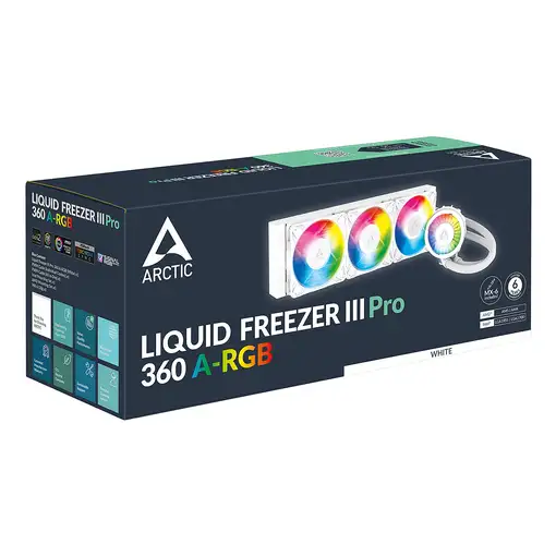 ARCTIC Liquid Freezer III Pro 360 A-RGB (White) Procesador Kit de refrigeración