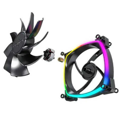 Montech RX120 PWM Carcasa del ordenador Ventilador 12 cm Negro 3 pieza(s)