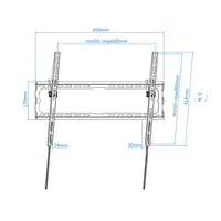 TooQ LP1081T-B soporte para TV 2,03 m (80\) Negro