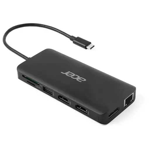 Acer USB Type-C Dongle 12-in-1 Black Alámbrico USB 3.2 Gen 1 (3.1 Gen 1) Type-C