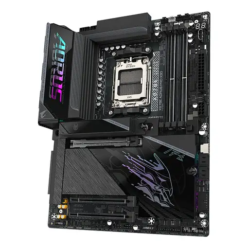 GIGABYTE X870E AORUS PRO X3D Placa Base - Compatible con procesadores AMD Ryzen
