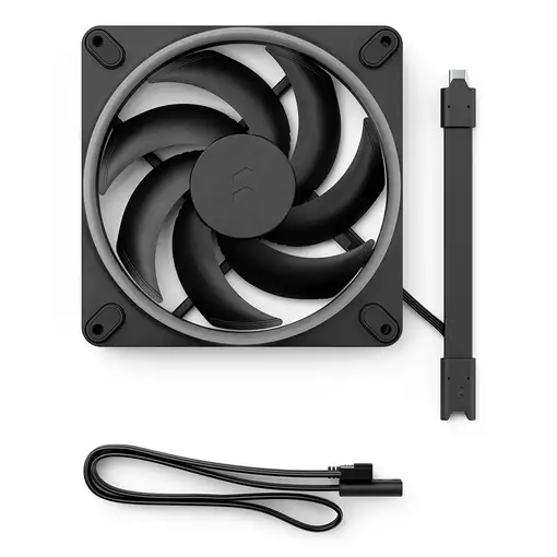 Fractal Design Momentum 14 RGB Carcasa del ordenador Ventilador 14 cm Negro