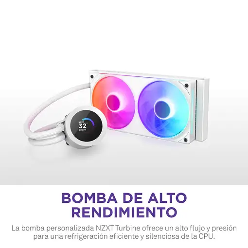 NZXT Kraken Plus RGB 240 Procesador Sistema de refrigeración líquida