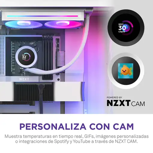 NZXT Kraken Plus RGB 240 Procesador Sistema de refrigeración líquida