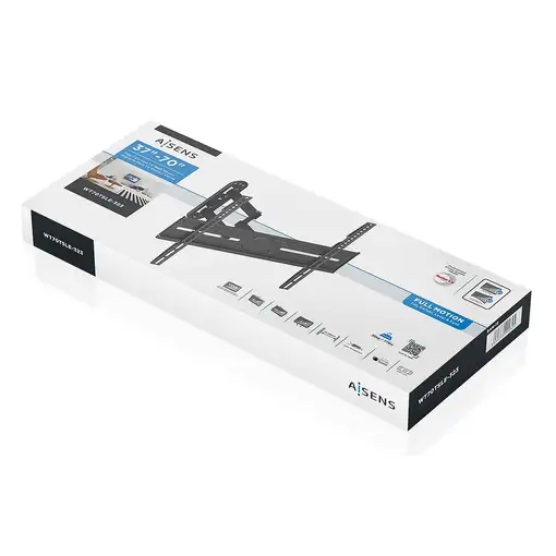 AISENS Soporte eco giratorio, inclinable y nivelable para monitor/TV 35kg de 37-70