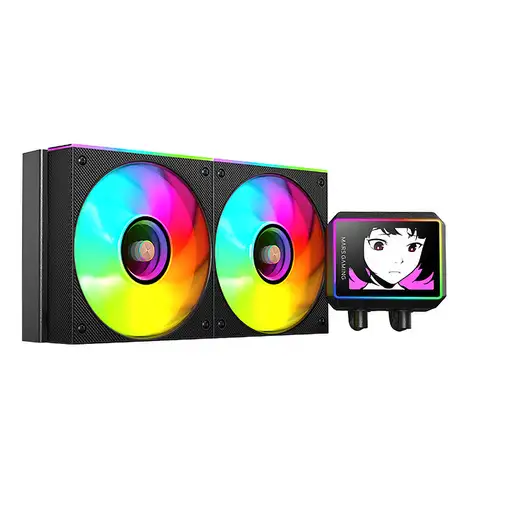 Mars Gaming ML-VISIONII240 Procesador Kit de refrigeración líquida 12 cm Negro