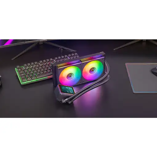 Mars Gaming ML-VISIONII240 Procesador Kit de refrigeración líquida 12 cm Negro