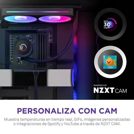 NZXT Kraken Plus RGB 240 Procesador Sistema de refrigeración líquida