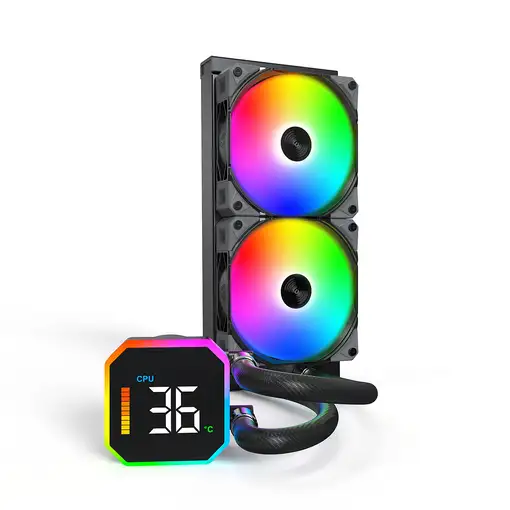 Disipador de CPU Montech Multi Socket Negro/hyperflow Digital 240