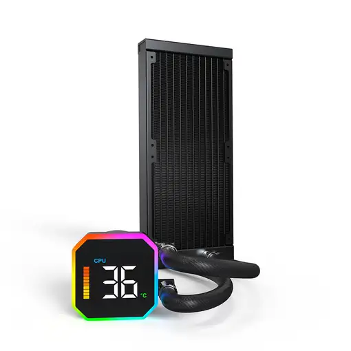 Disipador de CPU Montech Multi Socket Negro/hyperflow Digital 240