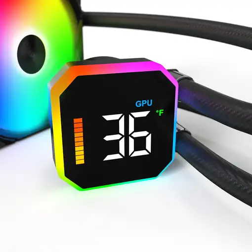 Disipador de CPU Montech Multi Socket Negro/hyperflow Digital 240