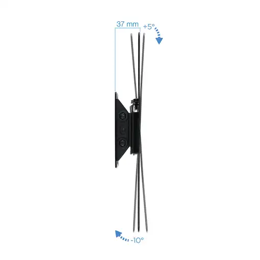 TooQ LP1342T-B soporte para TV 106,7 cm (42\) Negro