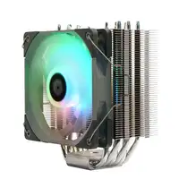 Thermalright Venomous Plus Procesador Refrigerador de aire Cromo, Gris, Acero