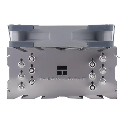 Thermalright Venomous Plus Procesador Refrigerador de aire Cromo, Gris, Acero