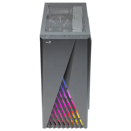 Aerocool DELTABKV1 Caja PC ATX Frontal RGB Ventana Lateral Completa Ventilador