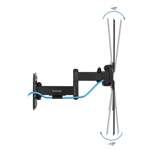 TooQ Soporte de Pared para Pantallas 13\-55\, Negro