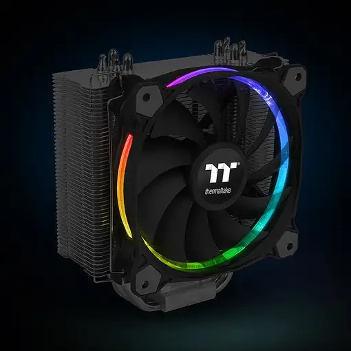 Thermaltake Riing Silent 12 RGB Sync Edition Procesador Enfriador 12 cm Negro