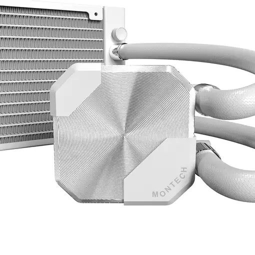 Enfriador de CPU Montech Silent360(W) Multi-Connection, Blanco/Hyperflow