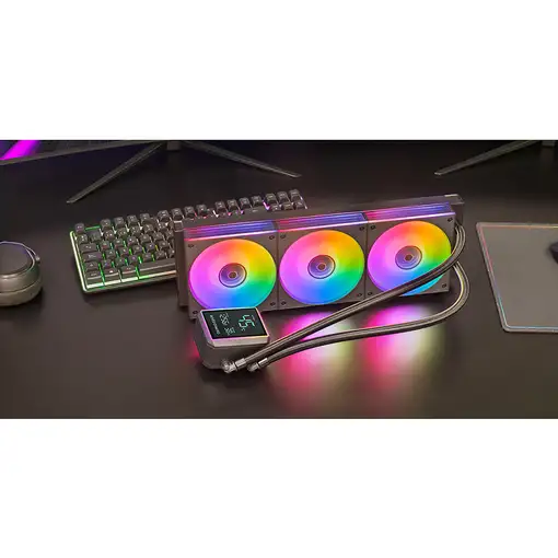 Mars Gaming ML-LCDPRO360 Procesador Kit de refrigeración líquida 12 cm Negro