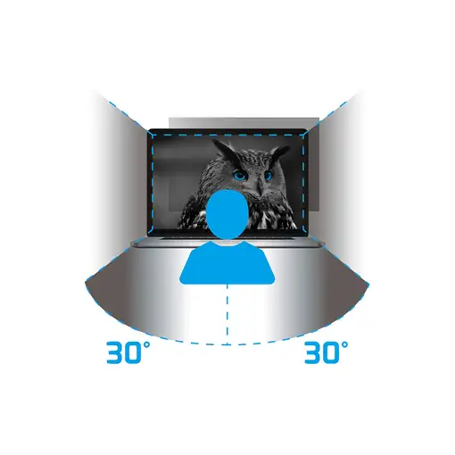 NATEC NFP-1616 filtro para monitor 33,8 cm (13.3'') Portátil Filtro de privacidad