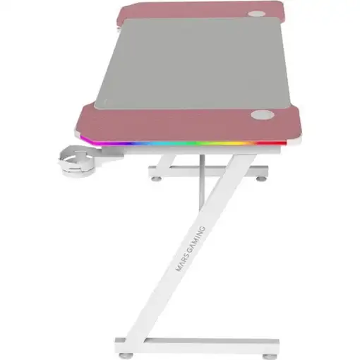Mars Gaming MGD-X120RGB, Mesa Gaming Ergonómica, Iluminación ARGB con Mando