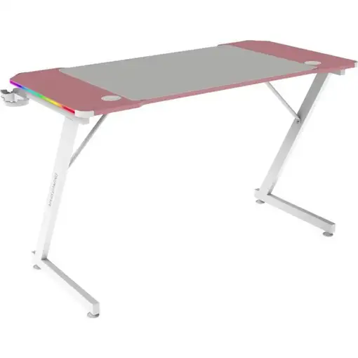 Mars Gaming MGD-X120RGB, Mesa Gaming Ergonómica, Iluminación ARGB con Mando