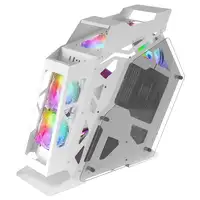 Mars Gaming MC61 Blanco Caja PC Gaming Compacta Micro-ATX 4xVentilador 12cm ARGB C