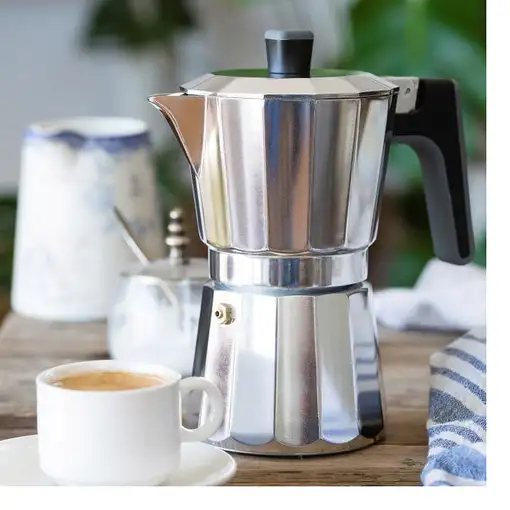 Cafeteras italianas Aluminio 6 cups A170482 BRA