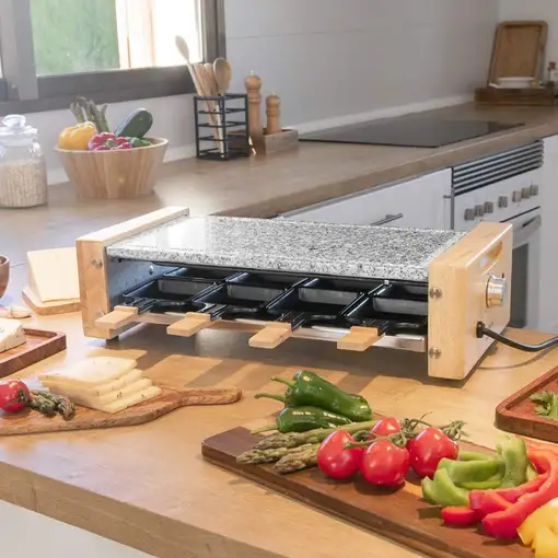Cecotec Raclette Raclette Cheese&Grill 8600 Wood Allstone