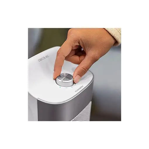 Cecotec 05823 calefactor eléctrico Interior Gris, Acero inoxidable 2000 W