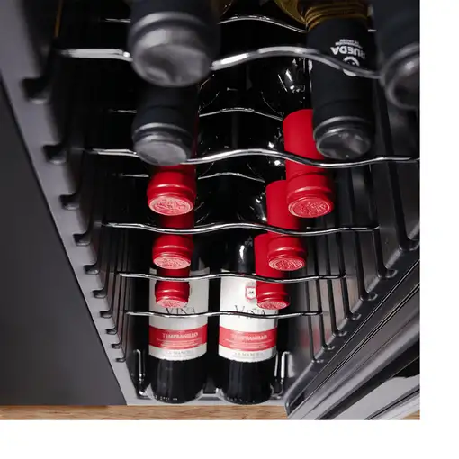Cecotec CoolCrystal Nevera de vino Independiente Negro 12 botella(s)