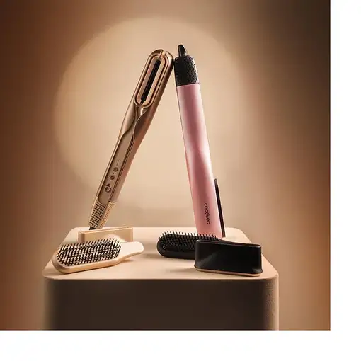 Cecotec AirLisse 2in1 ForceDry Black Plancha de pelo Airflow Rosa claro