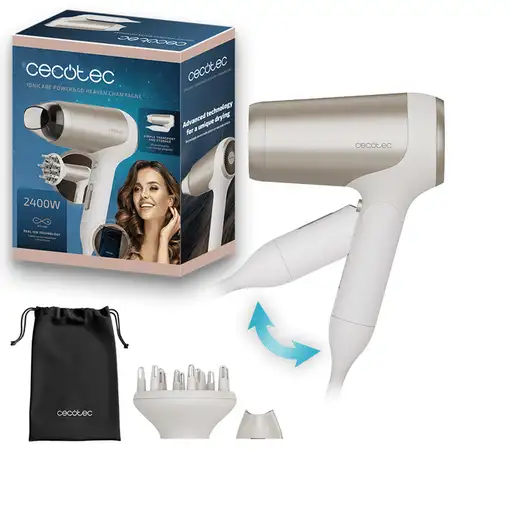 Secador de pelo champán 101442 CECOTEC Secador de pelo champán 101442 CECOTEC