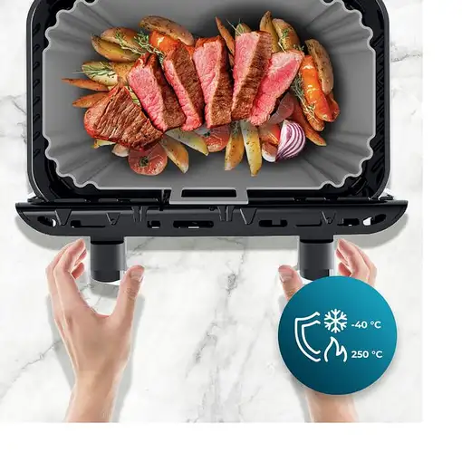 Cecotec 03472 accesorio para freidoras Bandeja para hornear Gris