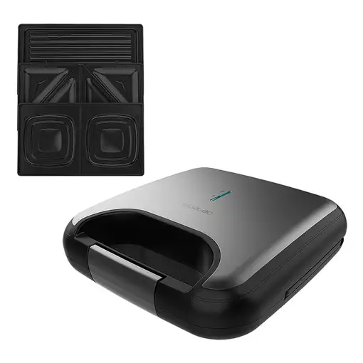 Cecotec Rock&Toast Combo sandwichera 800 W Plata Cecotec Rock&Toast Combo sandwichera 800 W Plata