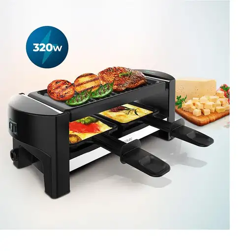 Cecotec 03264 parrilla de interior 2 personas(s) 320 W Negro