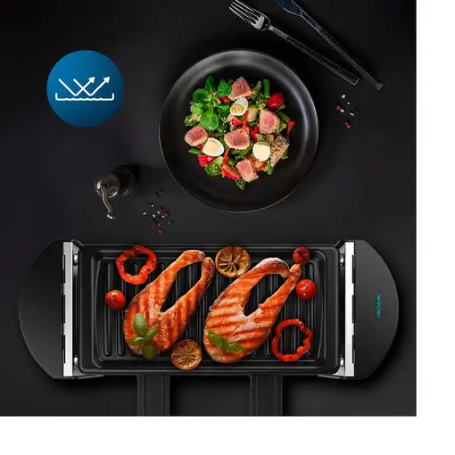 Cecotec 03264 parrilla de interior 2 personas(s) 320 W Negro