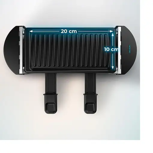 Cecotec 03264 parrilla de interior 2 personas(s) 320 W Negro