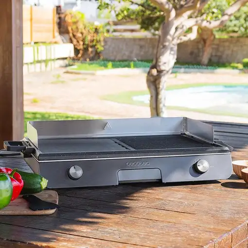 Cecotec 03182 barbacoa y parrilla al aire libre Isla de cocina Eléctrico Negro, Ac