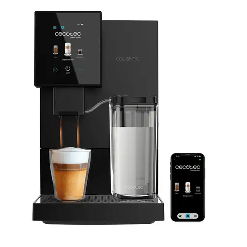 Cafeteras italianas Totalmente automática Negro 1.1 L 1 cups 1460 CECOTEC Cafeteras italianas Totalmente automática Negro 1.1 L 1 cups 1460 CECOTEC