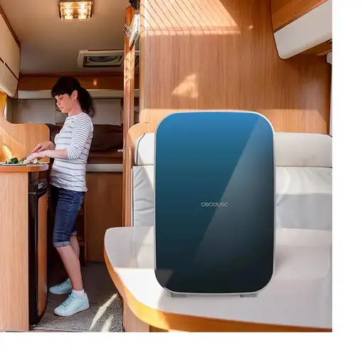 Cecotec 02703 frigorífico Independiente 25 L Azul, Blanco