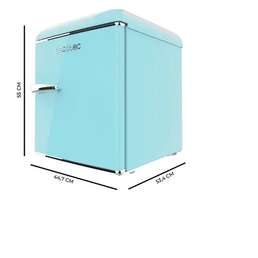 Cecotec Bolero CoolMarket TT Origin frigorífico Independiente 45 L Azul