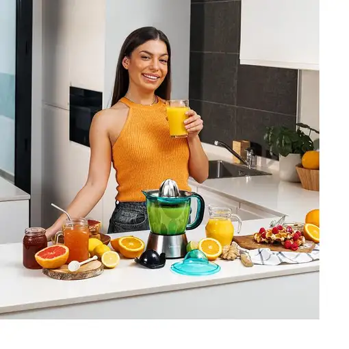 Cecotec Zitra prensa de cítricos eléctricos 1 L 60 W Acero inoxidable