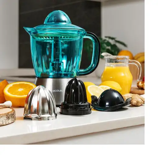 Cecotec Zitra prensa de cítricos eléctricos 1 L 60 W Acero inoxidable