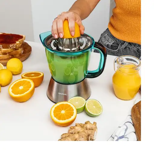 Cecotec Zitra prensa de cítricos eléctricos 1 L 60 W Acero inoxidable