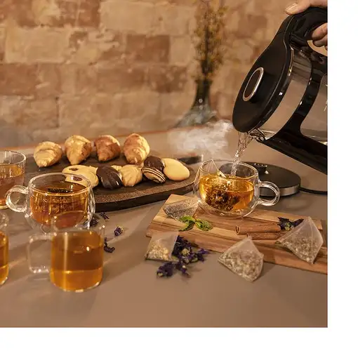 Cecotec Thermosense 330 Glassy tetera eléctrica 1,7 L 2200 W Negro